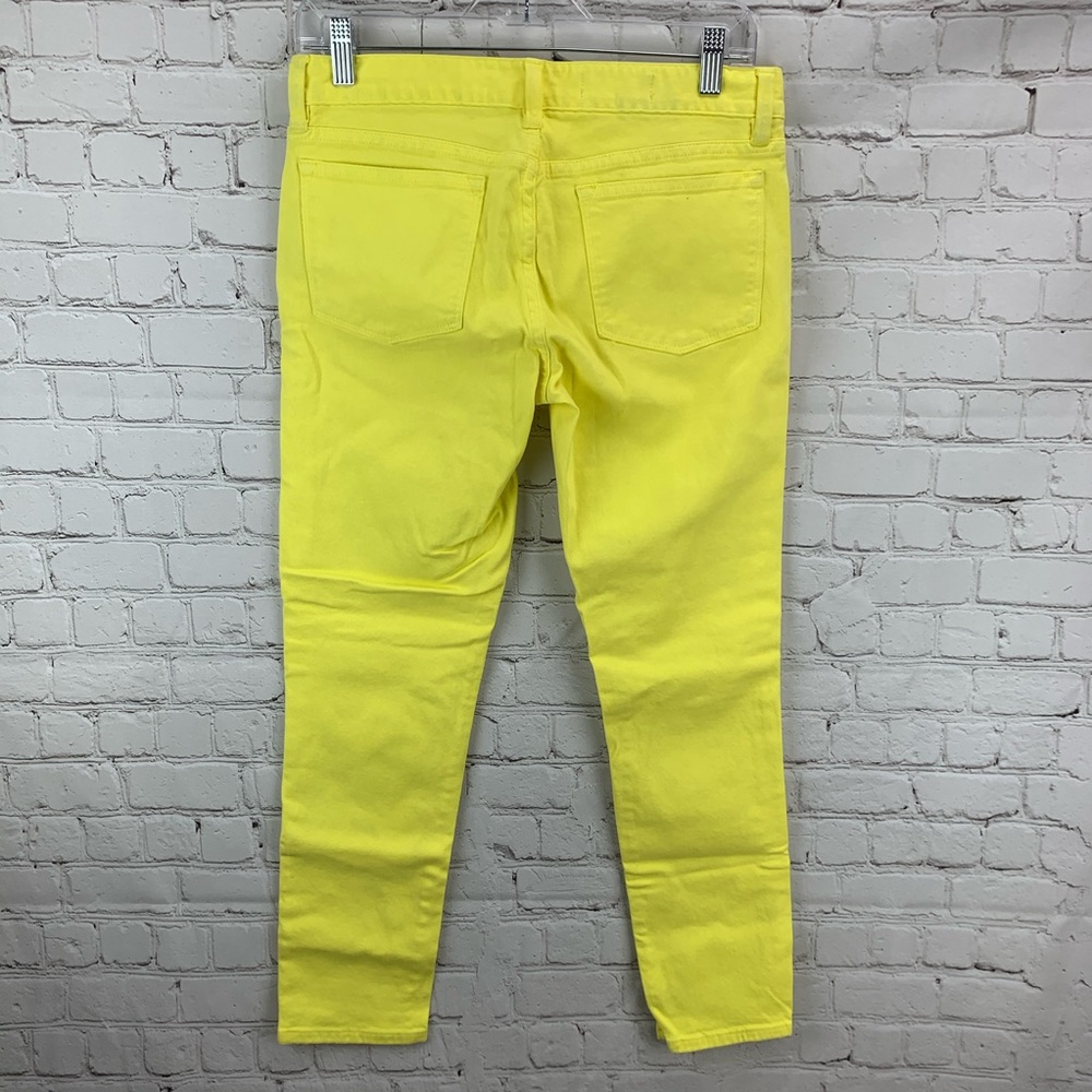 J Crew Yellow Toothpick Ankle Skinny Jeans 👖 - Picture 4 of 5